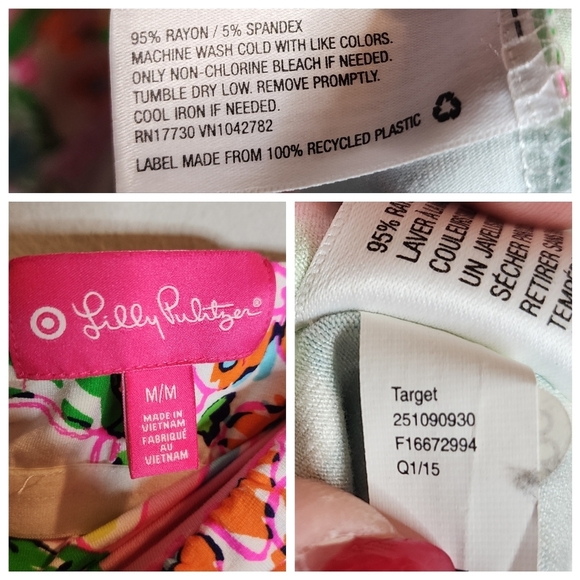 Lilly Pulitzer × Target Strapless Multi Floral Jersey Cinch Waist Maxi Dress M - Picture 3 of 13